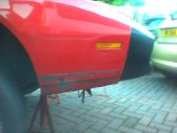 048Image(108) Bumper and wing not aligned perfectly at the bottom = body shop'll sort that, right? - 10th Aug 04