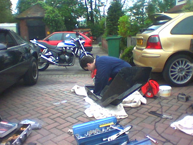 013Image(75) Just as well his replica was feet away, cos if he slipped with that jig... - 1st May 2004