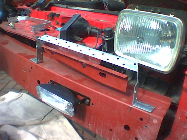 040Image(100) Re-enforcement plynths to stop the fibreglass nose cone from sagging, designed and fabricated by my Dad - 10th Aug 04